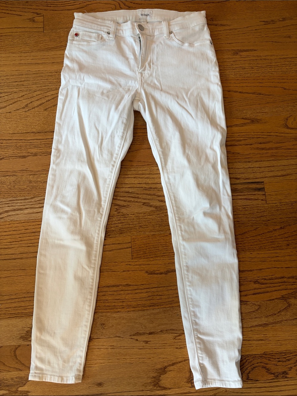Hudson Jeans White Women’s Skinny Jeans - Slim Fit
